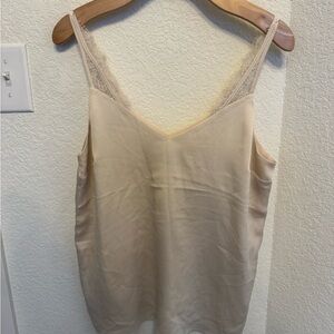Express Cream V-Neck Cami